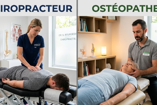 Chiropracteur vs Ostéopathe : Décryptage des Approches et Spécificités